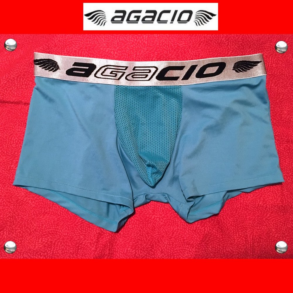 Agacio Boxer Briefs w/ Mesh Pouch Size XL 🆕🩲👈